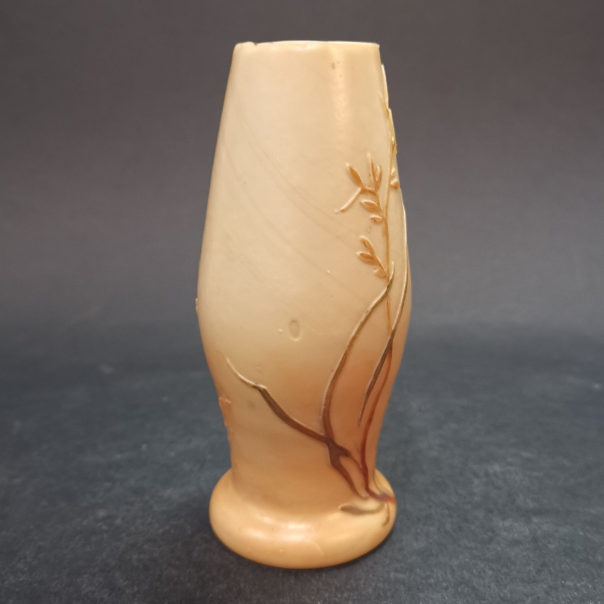 Legras, Vase En Verre Multicouches à Décor d'Algues-photo-3