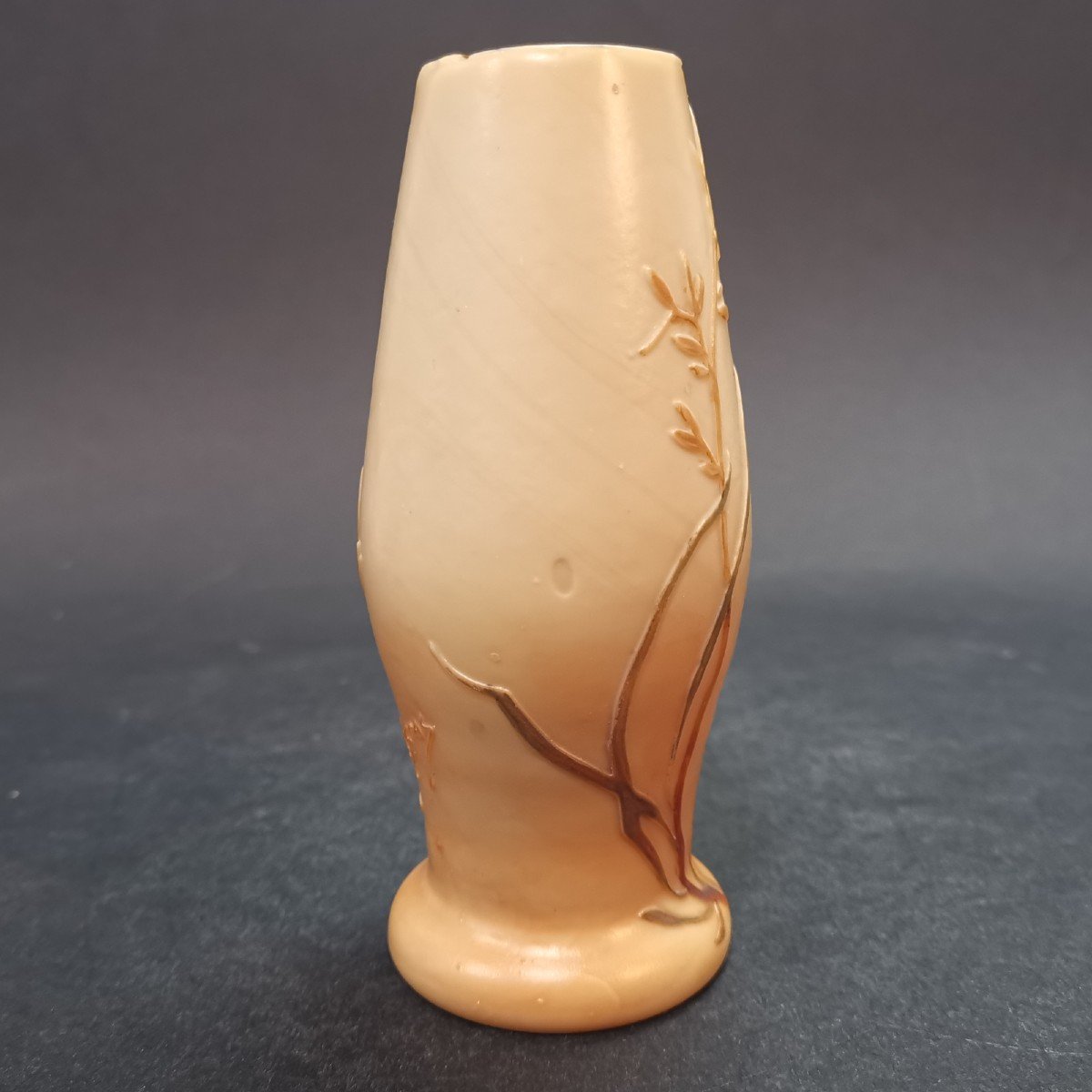 Legras, Vase En Verre Multicouches à Décor d'Algues-photo-8