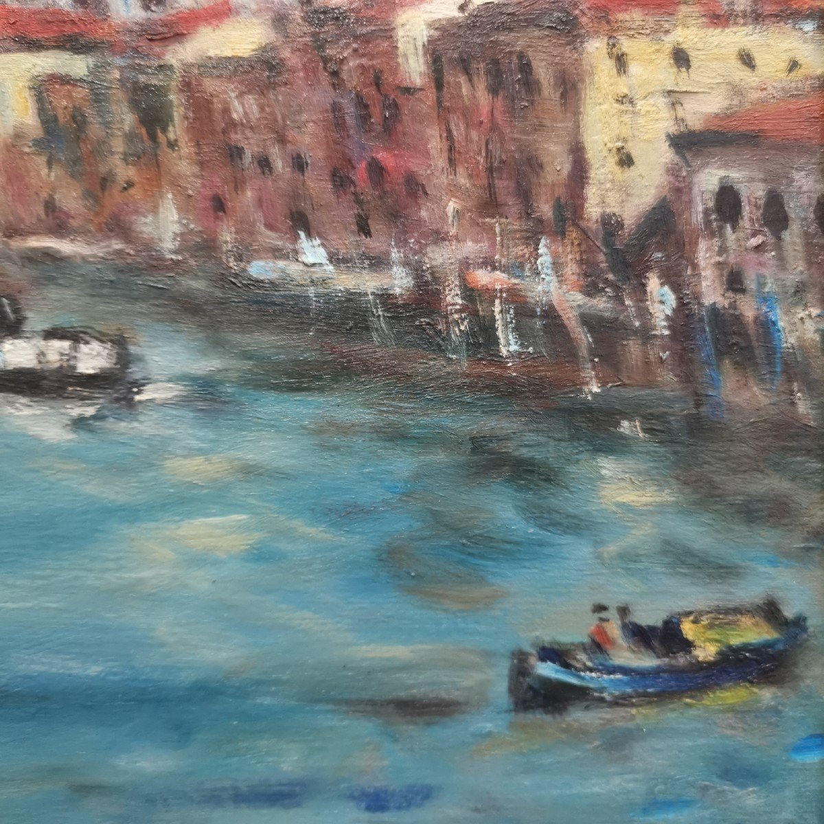 éric Battista (1933), View Of Venice-photo-4