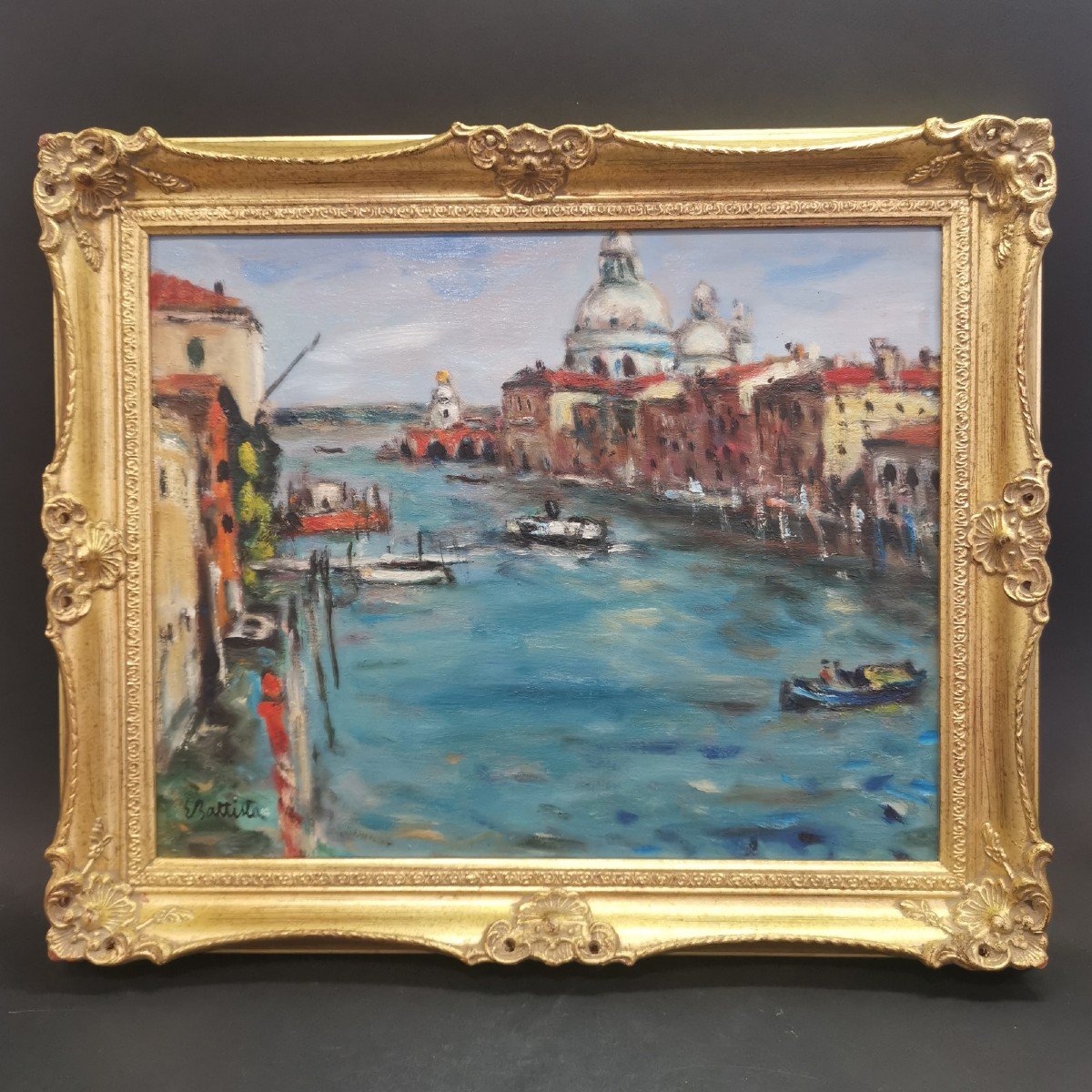 éric Battista (1933), View Of Venice