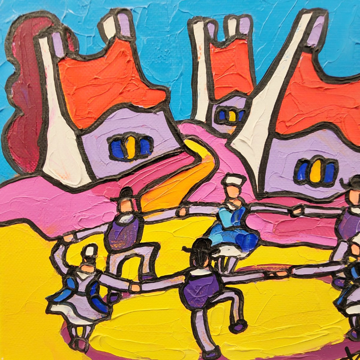 Alain PONDEVILLE (1951), "La ronde" -photo-2