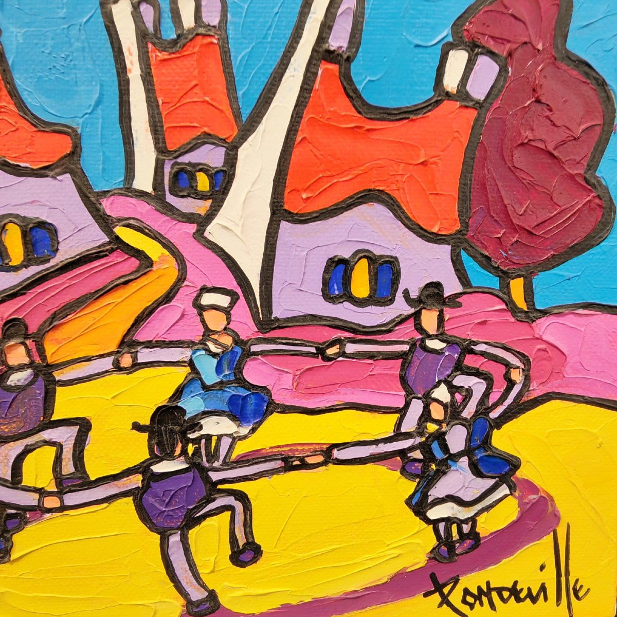 Alain PONDEVILLE (1951), "La ronde" -photo-3