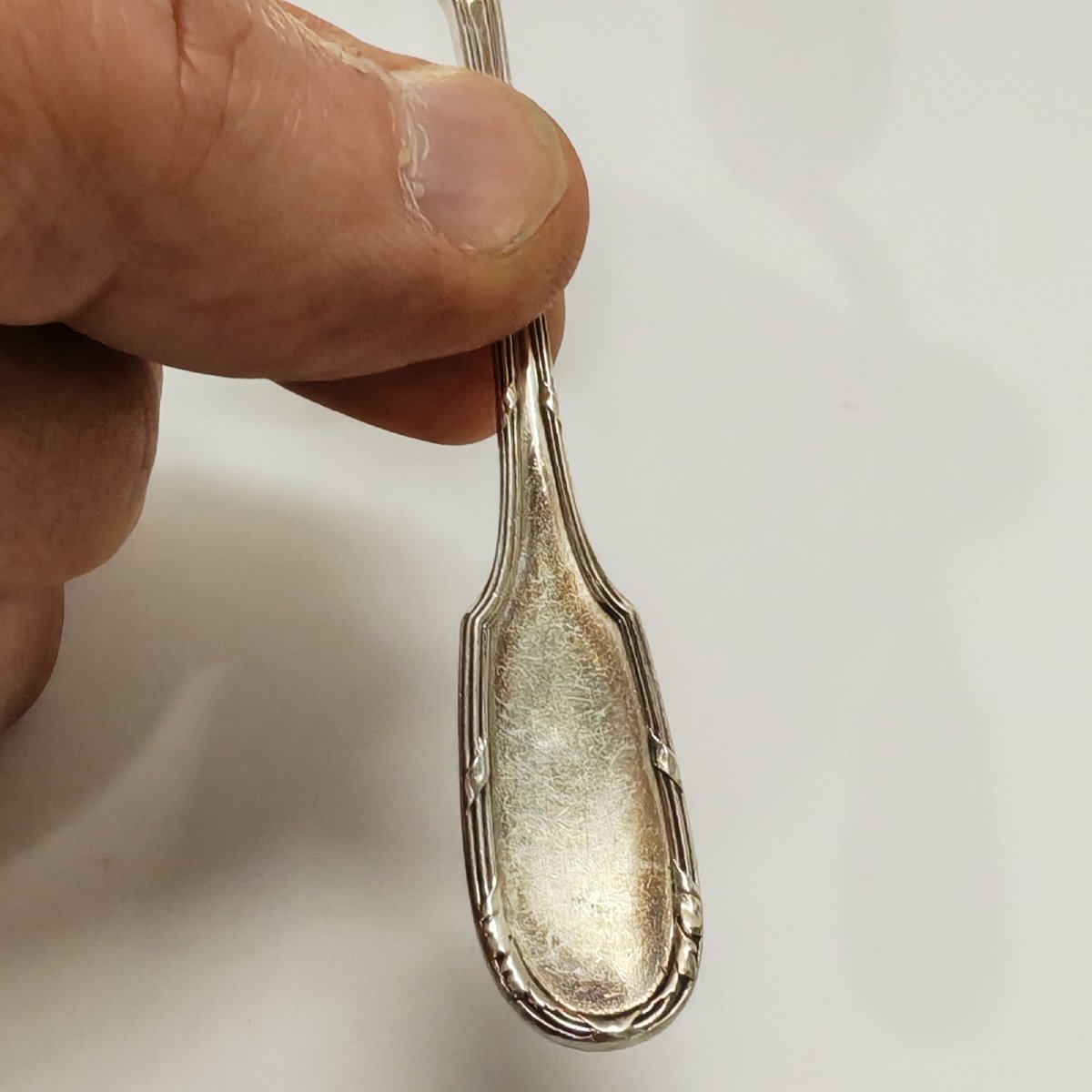 Compère Léontine, 12 Small Silver Minerva Spoons-photo-1