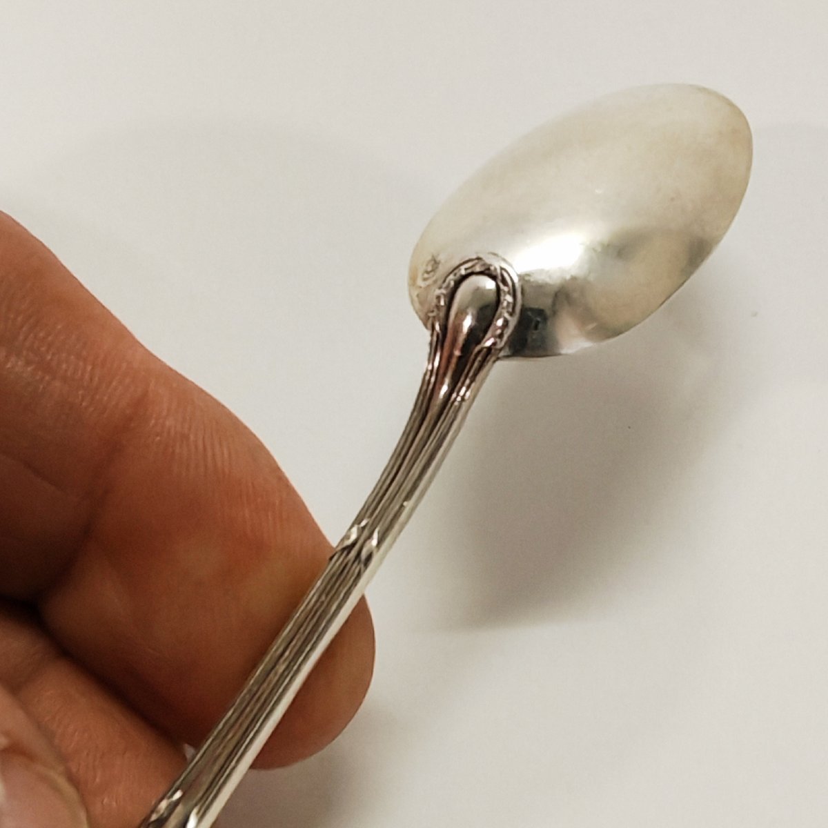 Compère Léontine, 12 Small Silver Minerva Spoons-photo-4