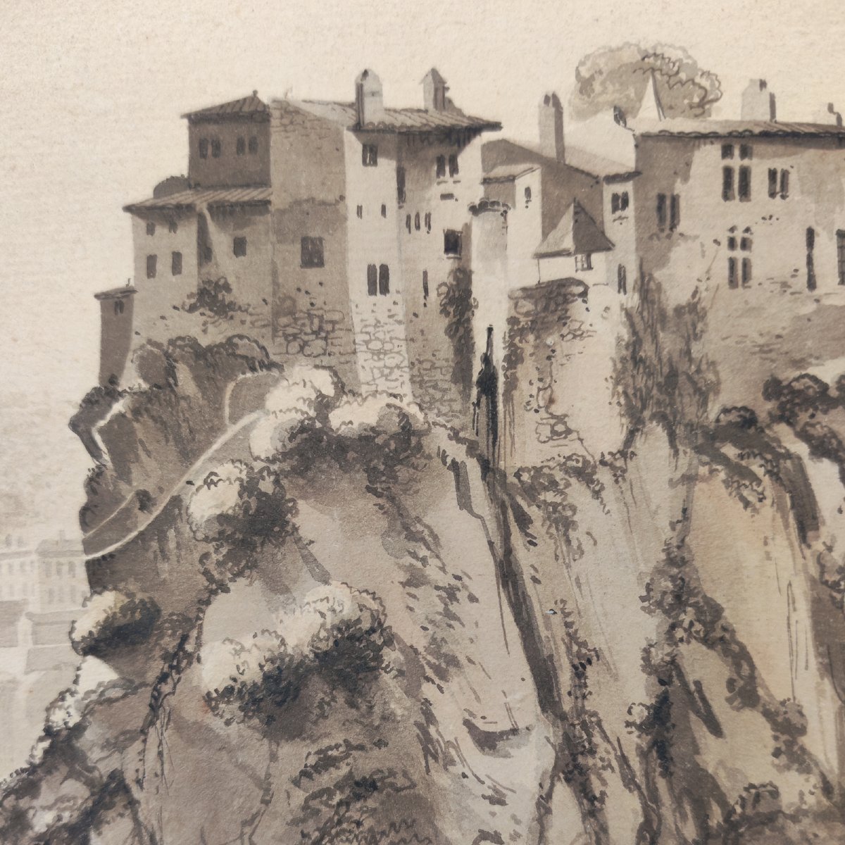 Jean-jacques De Boissieu (1736–1810), The Château De Pierre-scize, Lyon-photo-2