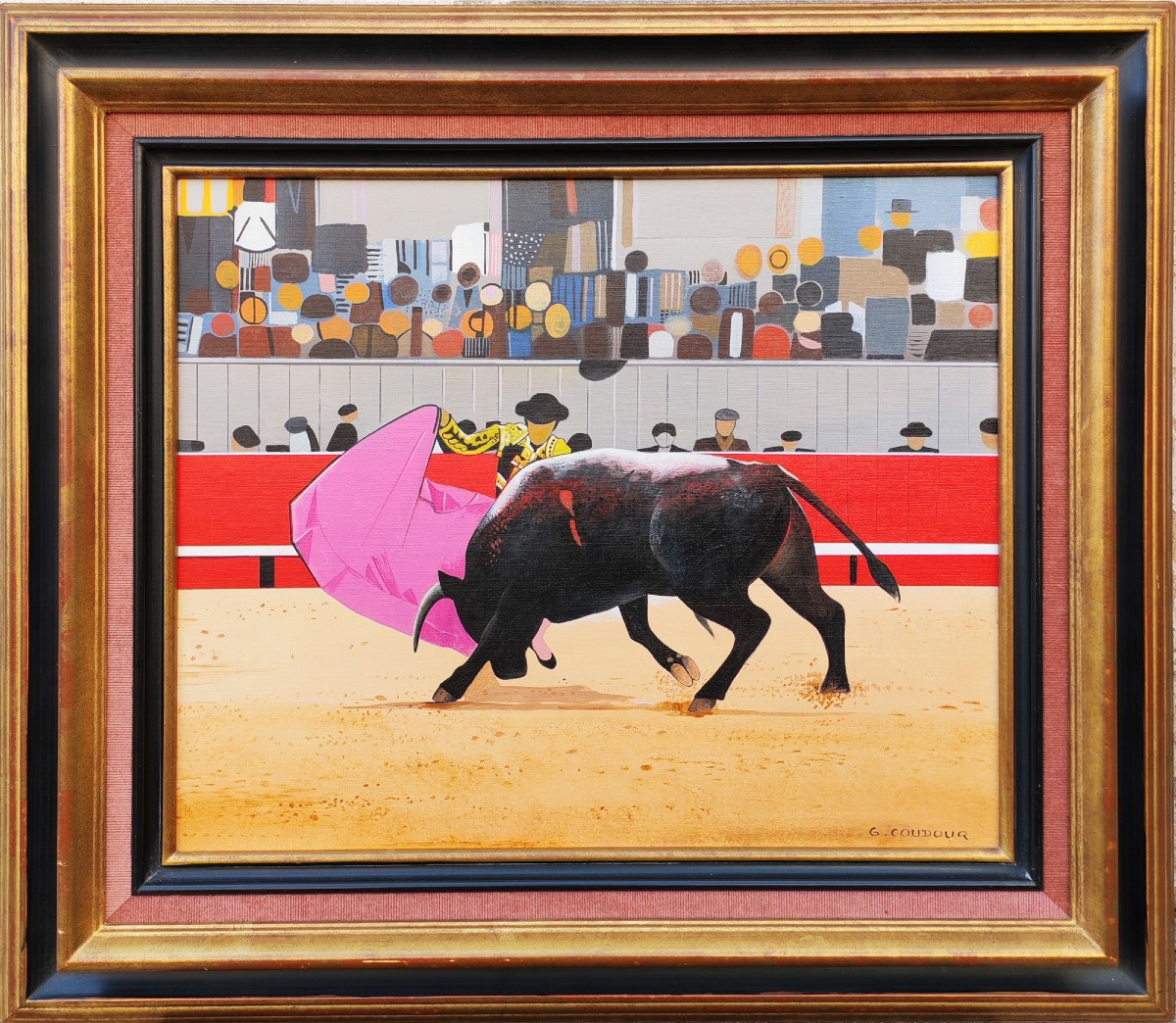 Gilles Coudour (1942), Bullfighting Scene, 10f Format