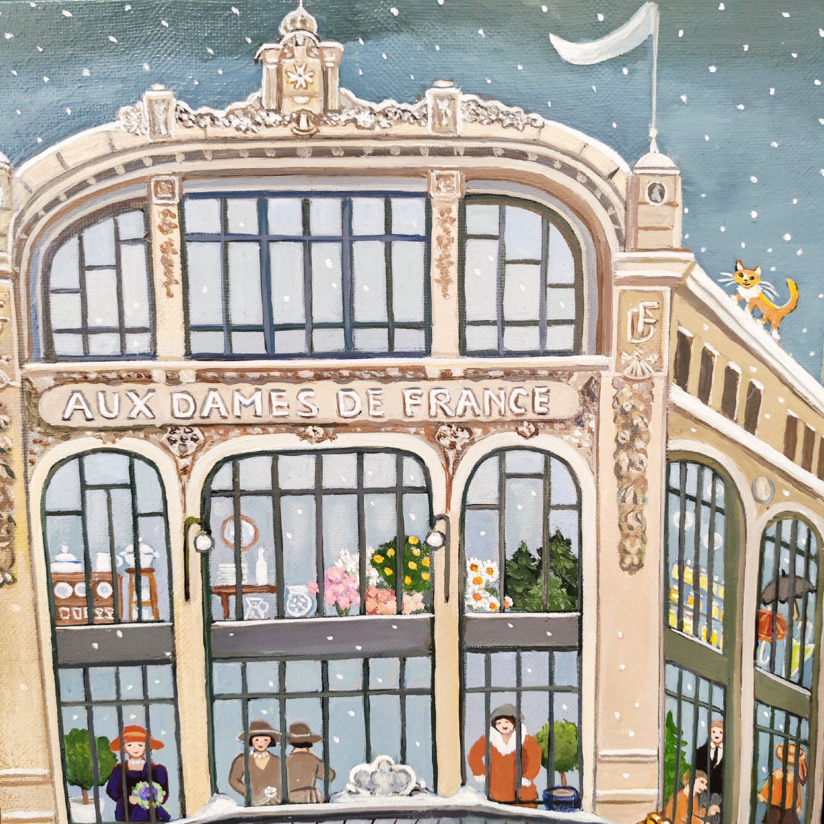 Marie Vergne, Aux Dames de France (38 x 46 cm)-photo-3