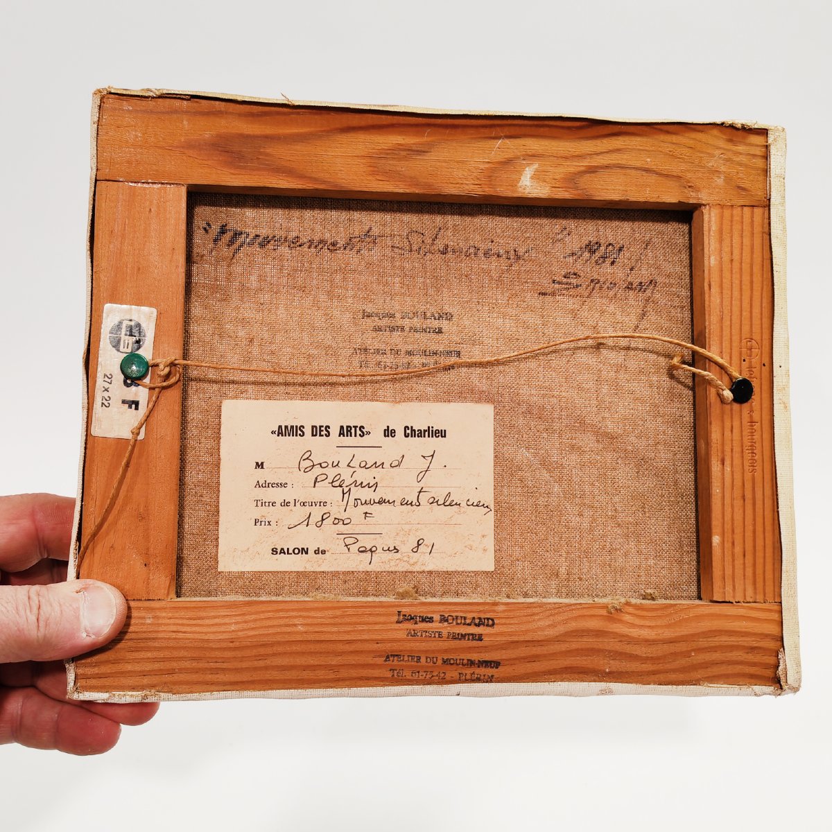 Jacques Bouland - "Mouvements silencieux" (3F)-photo-2