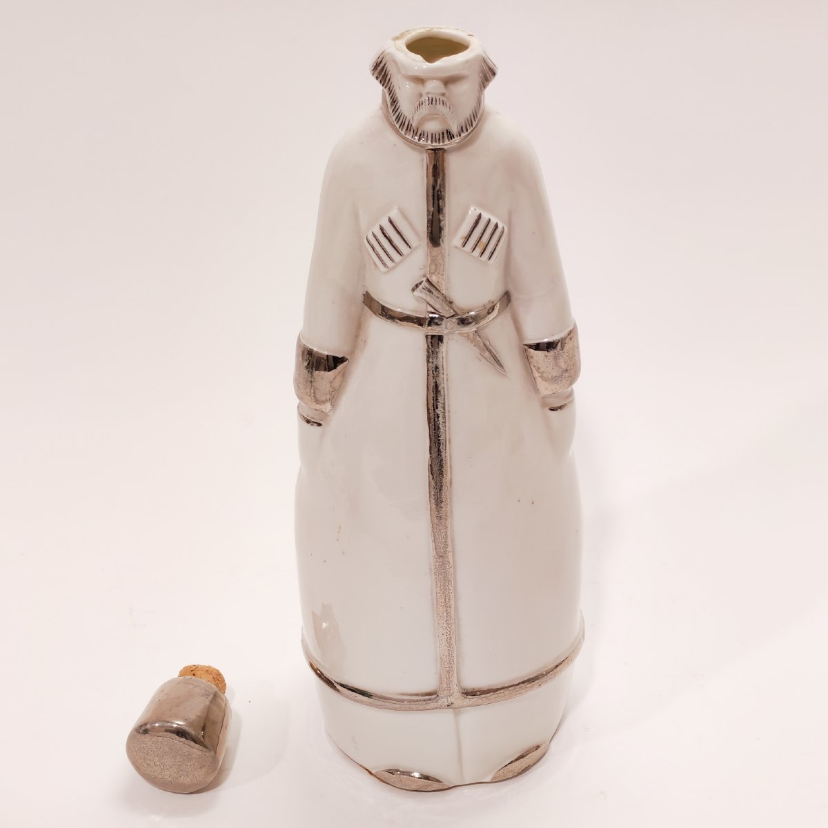 The Cossack, German Porcelain Bottle-photo-2