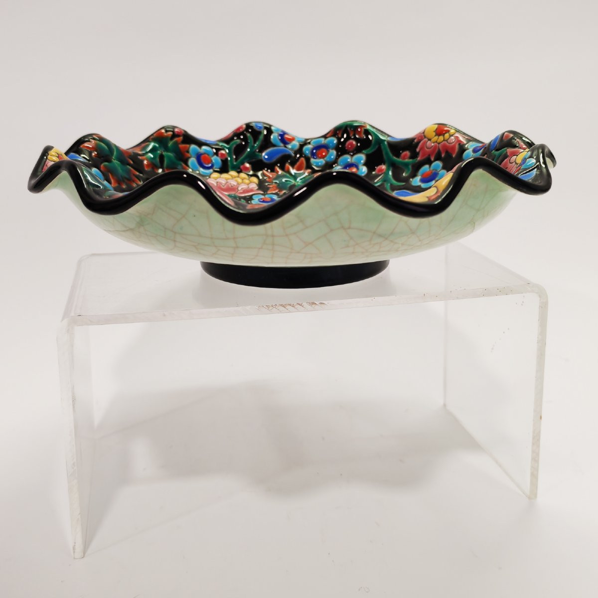 Longwy, Coupe à fruits en émaux de Longwy-photo-2