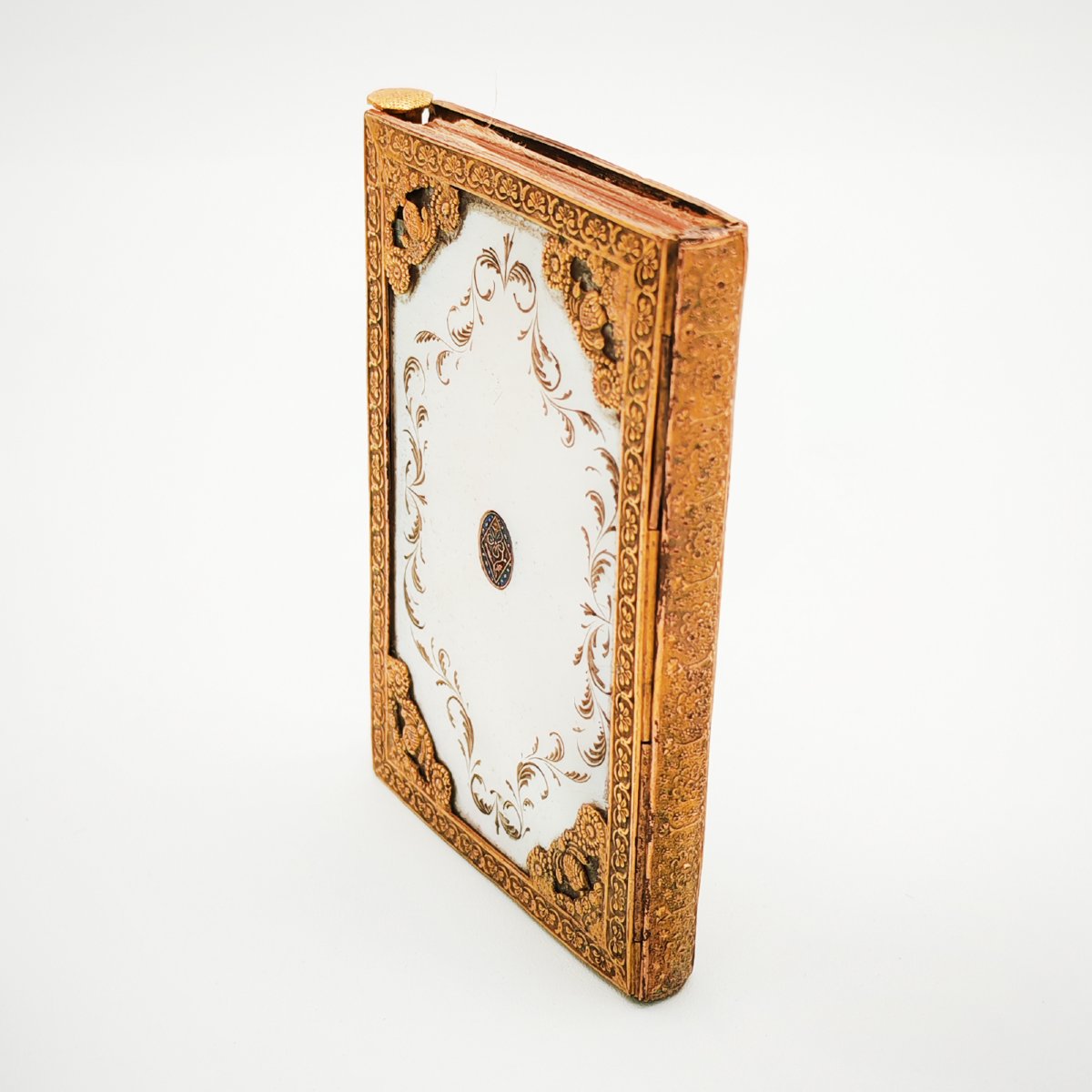Vintage Charles X Mother-of-pearl Ballroom Notebook – 1824 Portable Calendar – Original Mechanical Pencil-photo-2