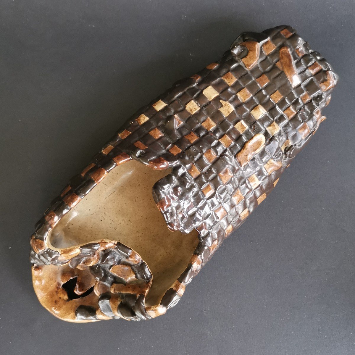 Auguste Majorelle, Earthenware Shoe (nancy)-photo-1