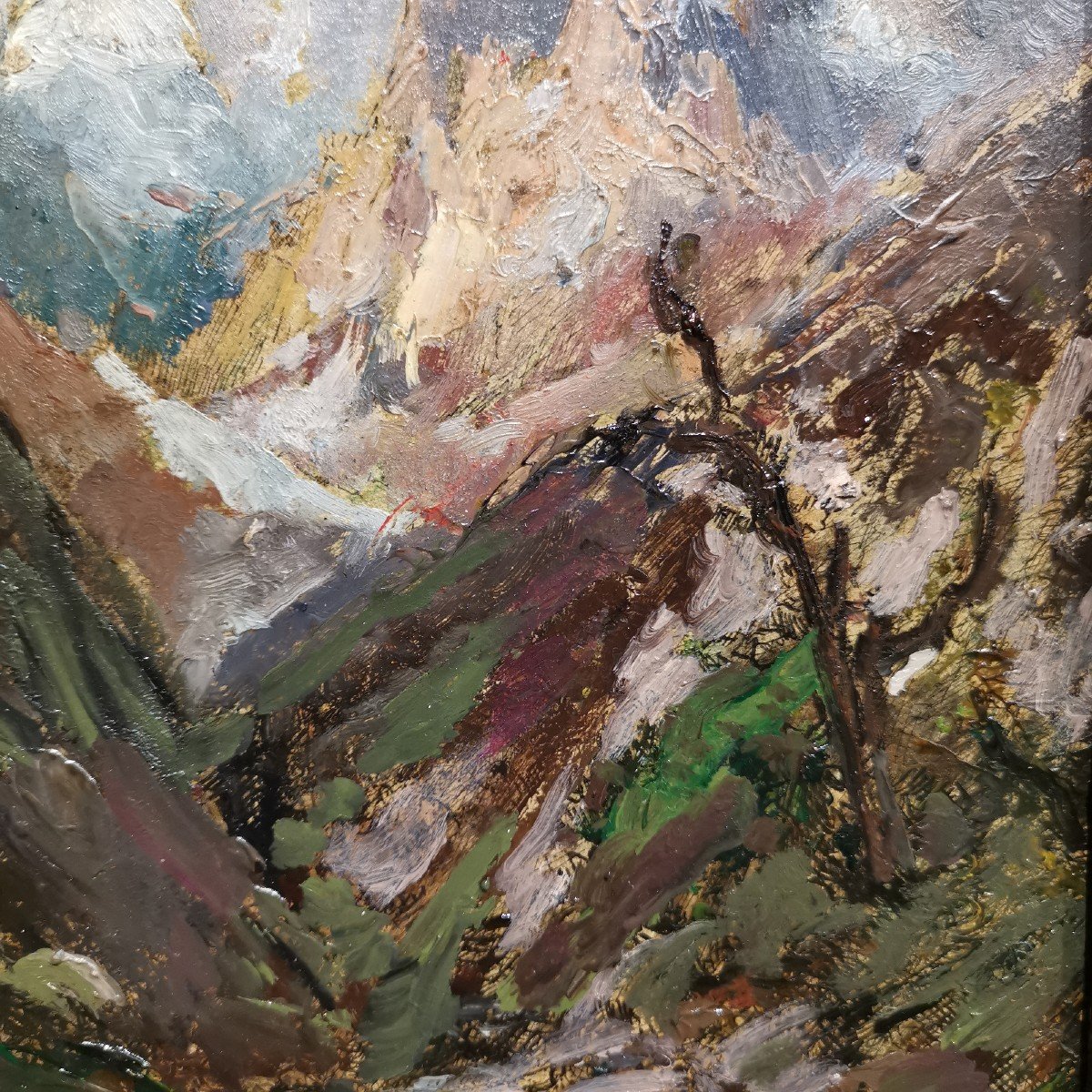 Emile Noirot (1853-1924), Oil On Cardboard -photo-2