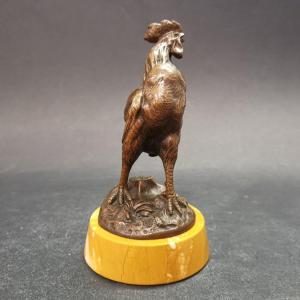 Charles Paillet (1871-1937), Bronze “gallic Rooster”