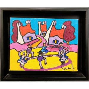 Alain PONDEVILLE (1951), "La ronde" 