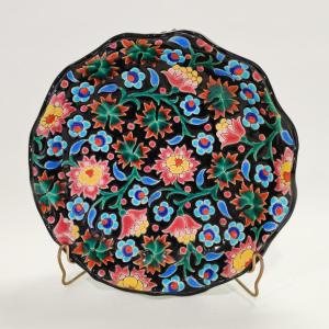 Longwy, Coupe à fruits en émaux de Longwy