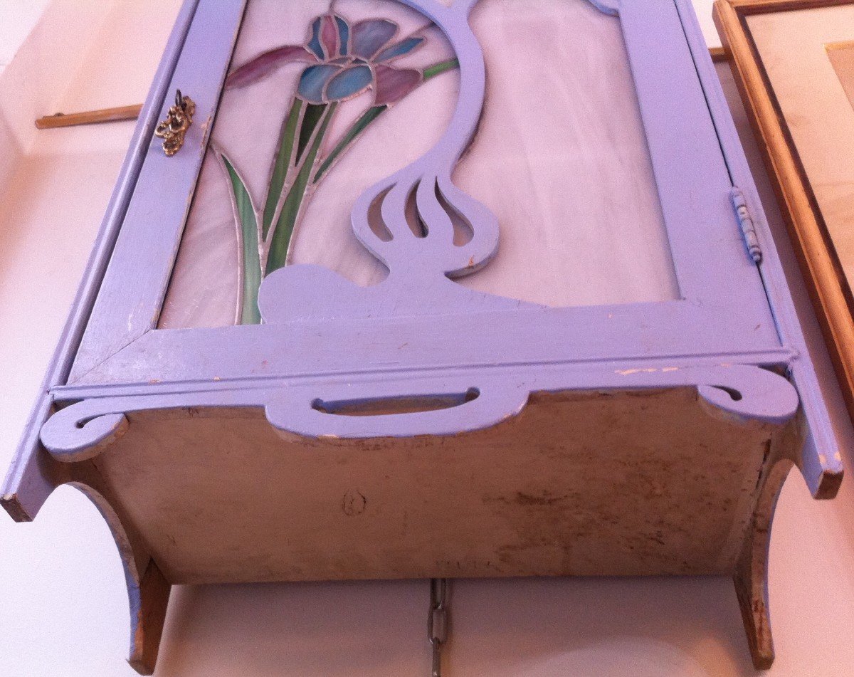 Art Nouveau Period Wall Showcase-photo-7