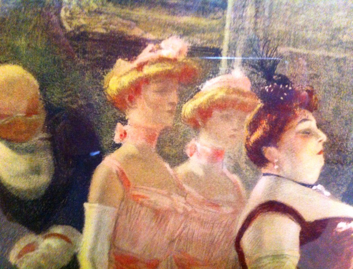 Lithographie à Scène d'Opéra, Signée Albert Guillaume -photo-4