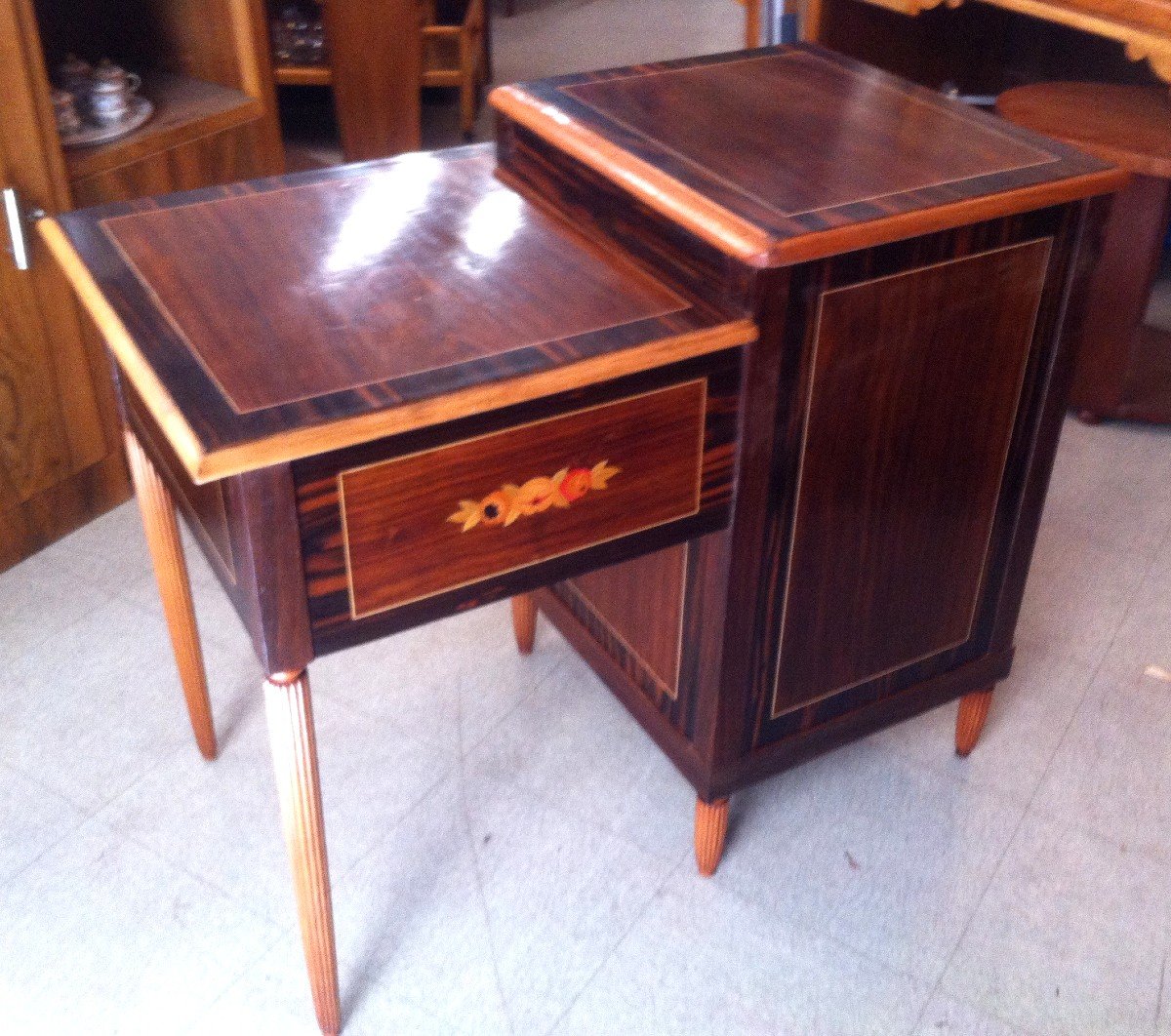 Art Deco Period Desk Circa 1925-photo-2
