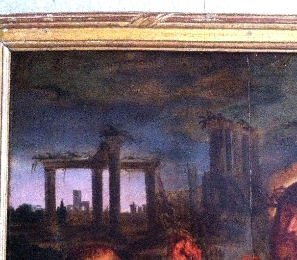 Christ Aux Outrages d'époque XVII ème d'après albrecht dürer-photo-4