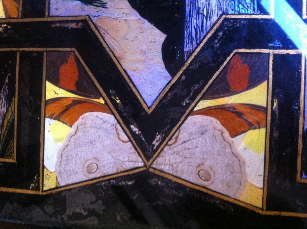 Art Deco Period Butterfly Tray-photo-3