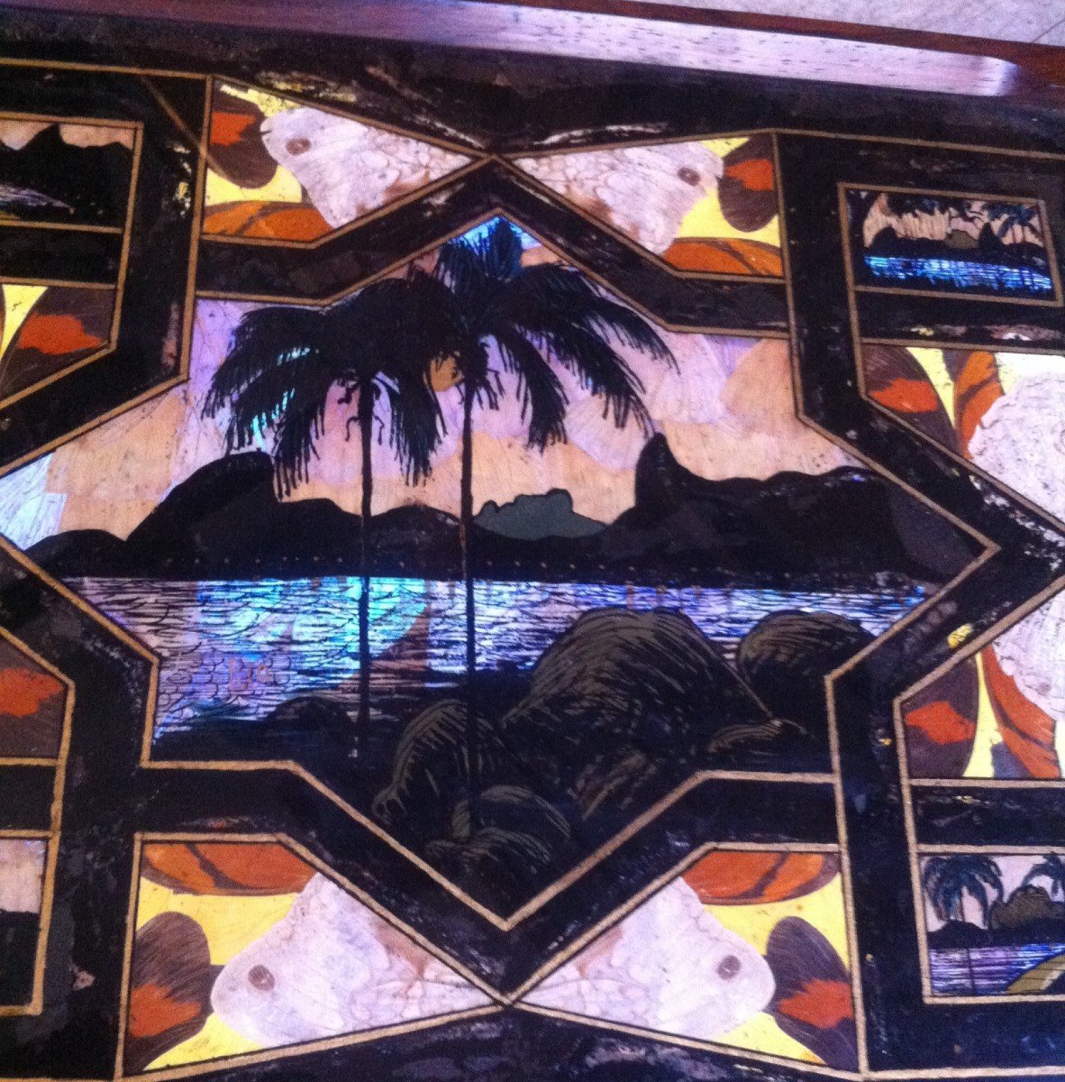 Art Deco Period Butterfly Tray-photo-4