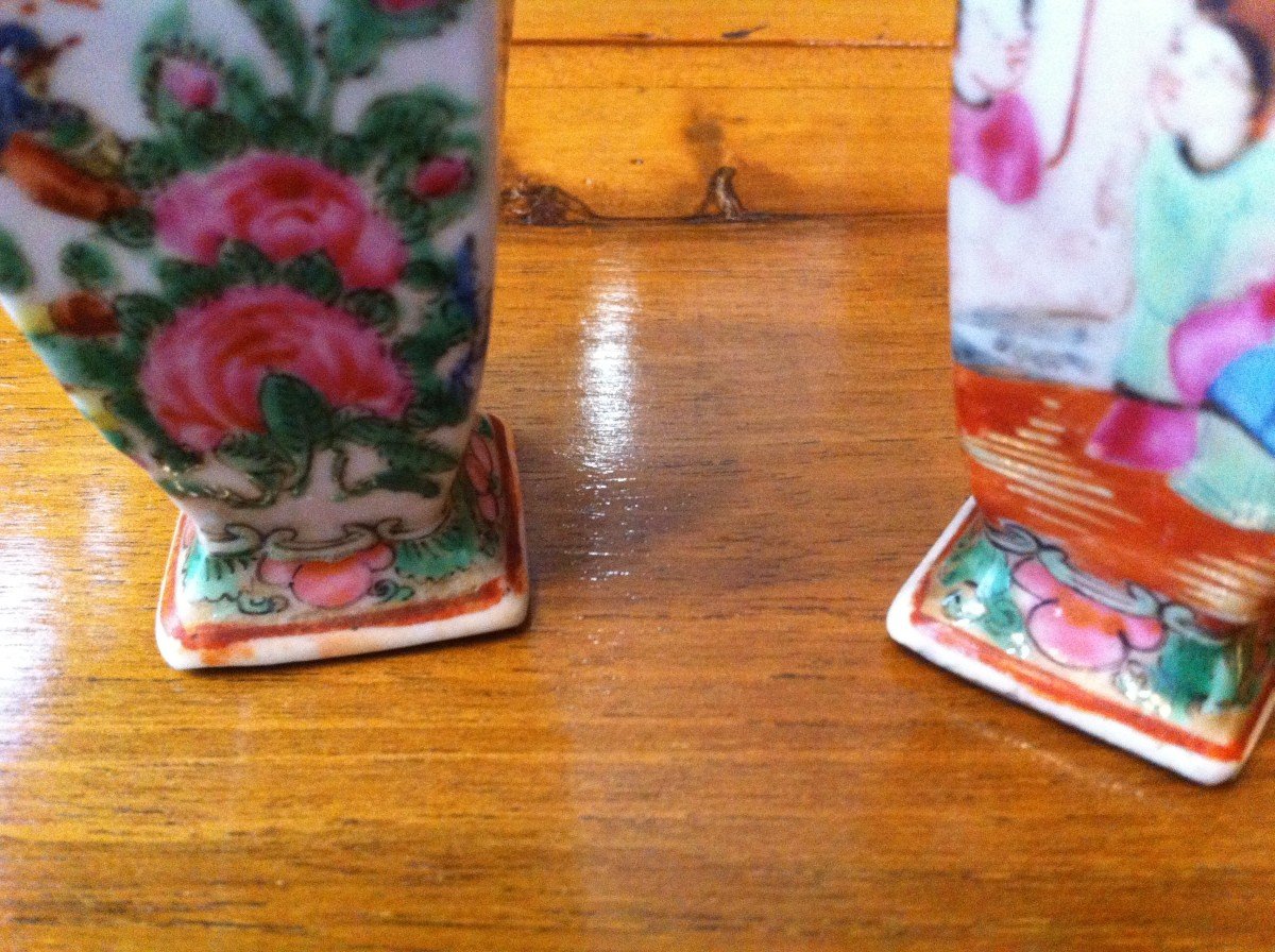 Pair Of 18th Century Chinese Miniature Vases -photo-8