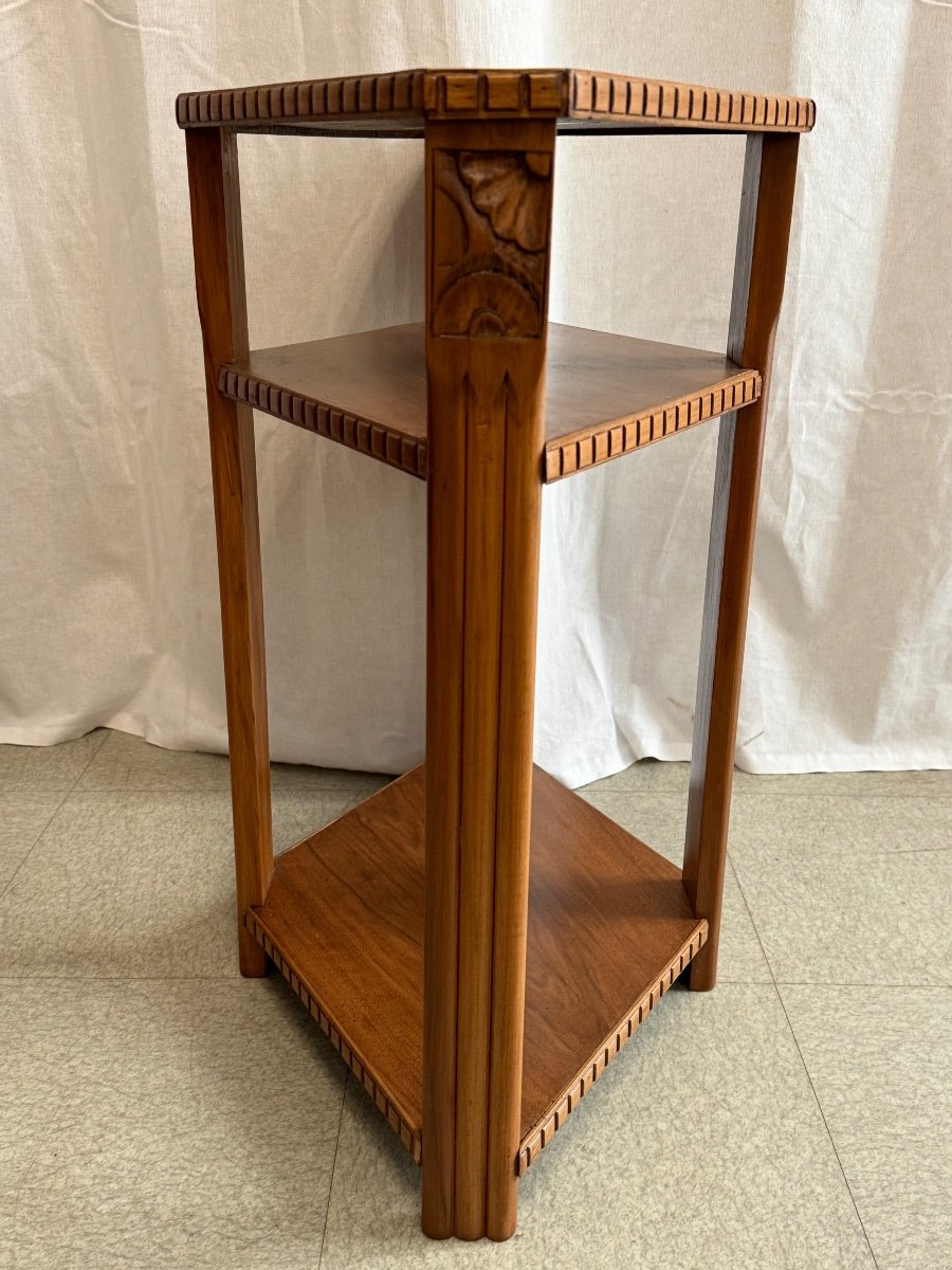 Art Deco Period Losange Pedestal Table-photo-6