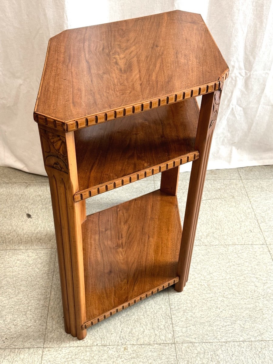 Art Deco Period Losange Pedestal Table