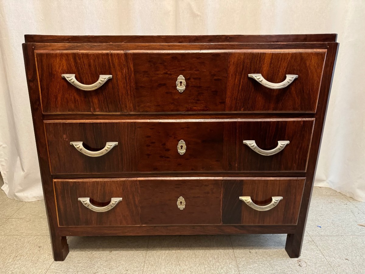 Art Deco Period Chest Of Drawers-photo-7