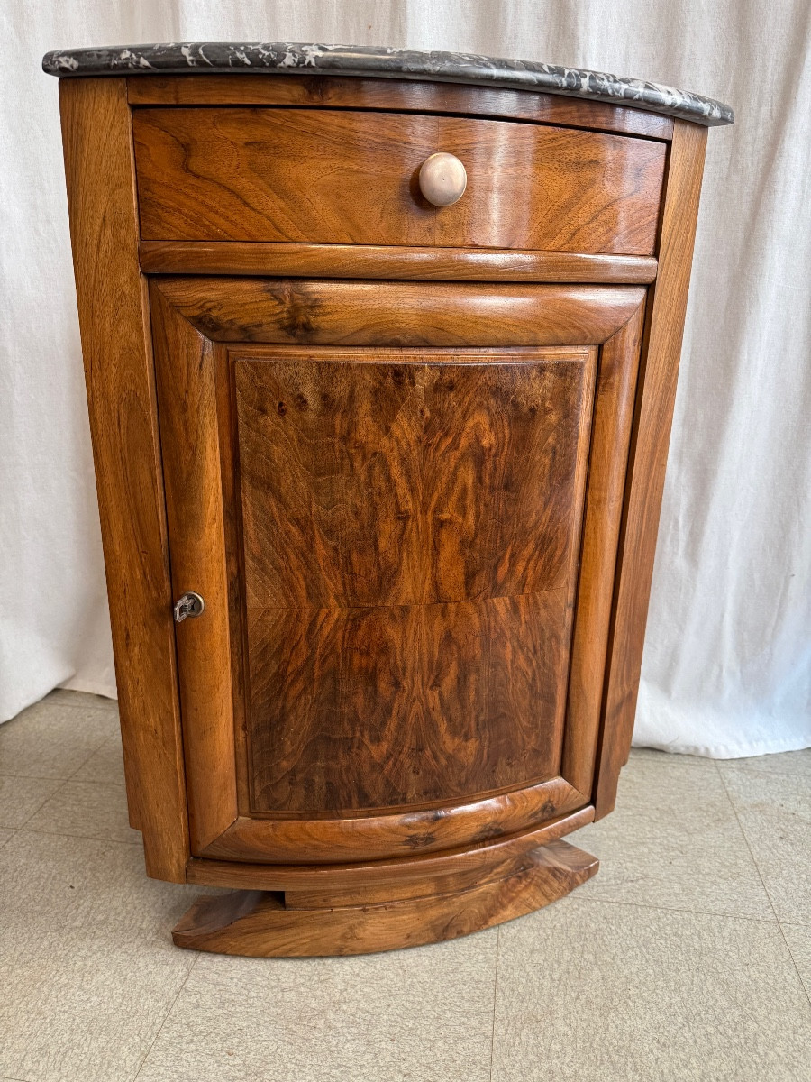 Art Deco Period Corner Cabinet-photo-4