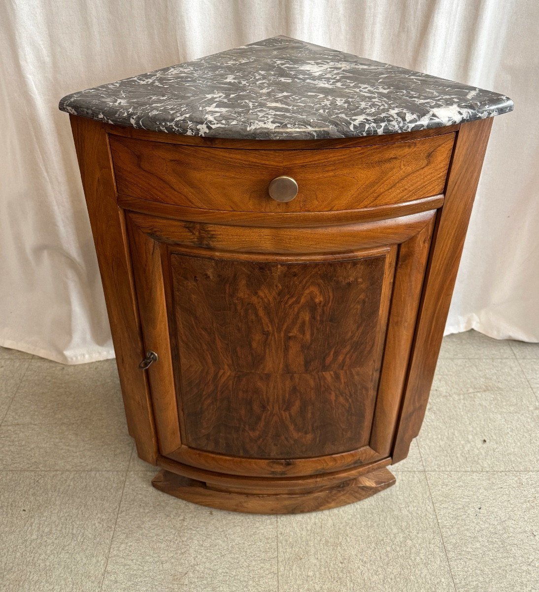Art Deco Period Corner Cabinet-photo-5