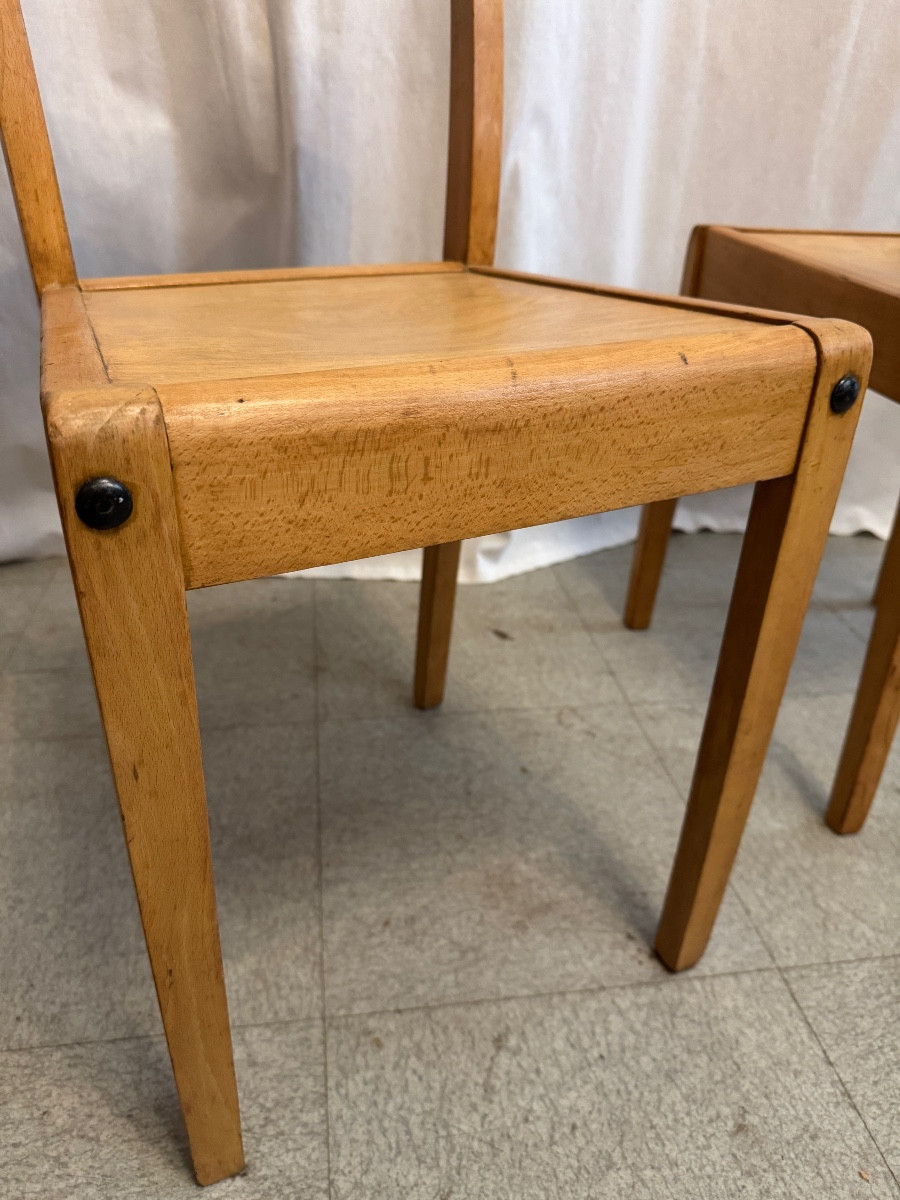 Pair Of Art Deco Period Chairs-photo-1