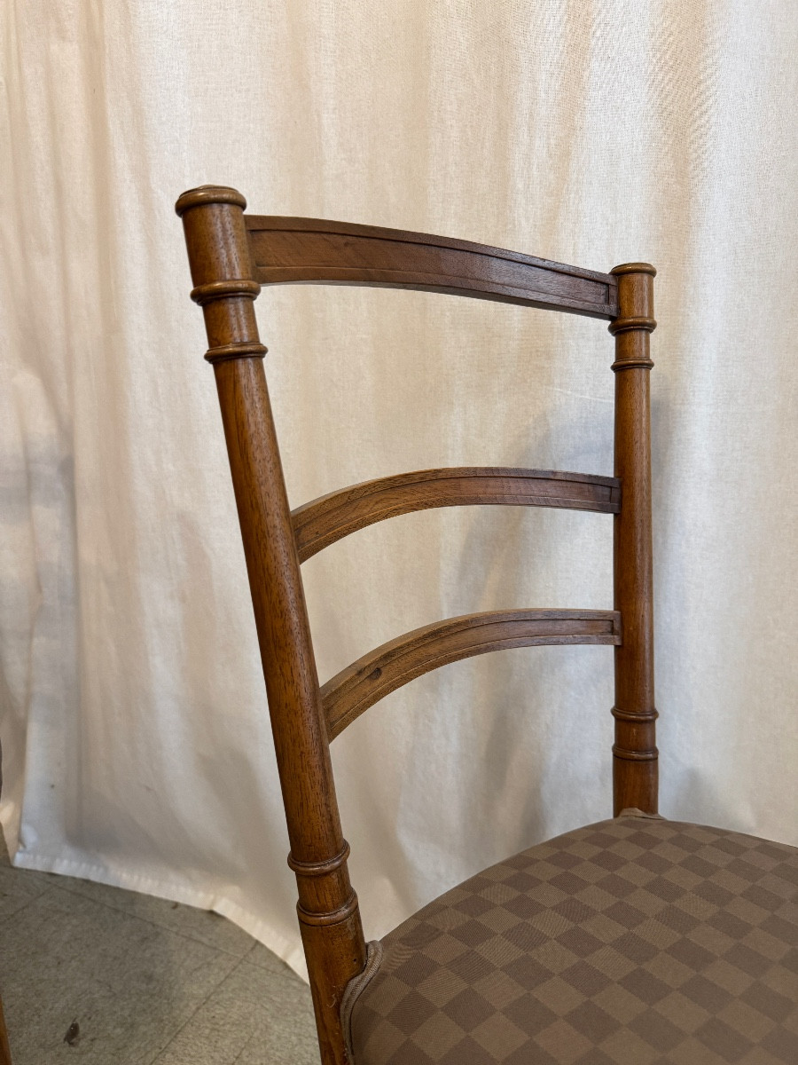 paire de chaises en noyer-photo-4