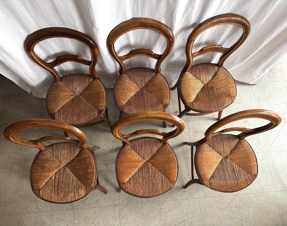 6 Chaises d 'époque Louis Philippe-photo-2