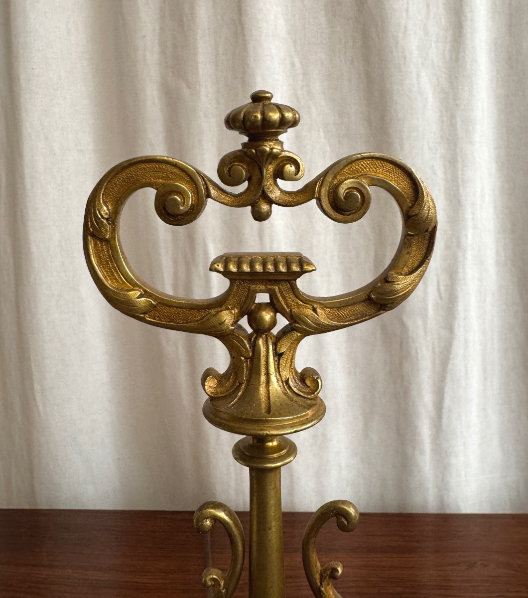 Lampe de table en bronze -photo-3