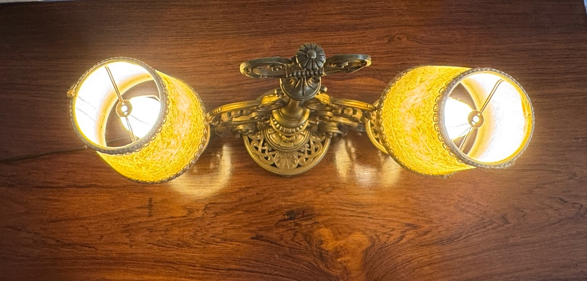 Lampe de table en bronze -photo-8