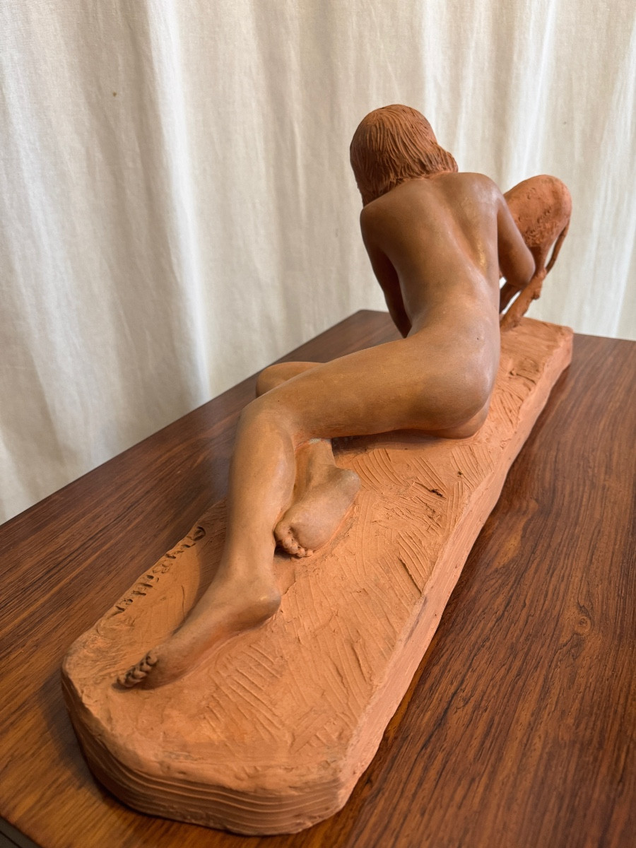 The Girl With The Fawn By Ary Bitter-photo-1