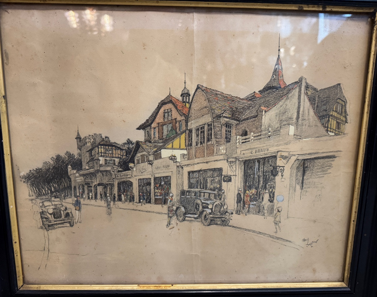 Deauville dessins signé C Laloin-photo-3