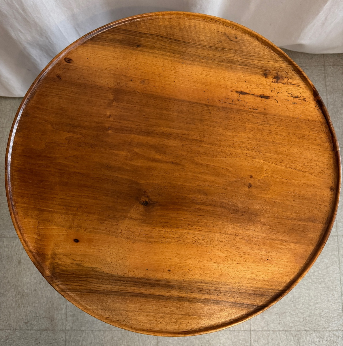 Restoration Period Folding Pedestal Table-photo-2