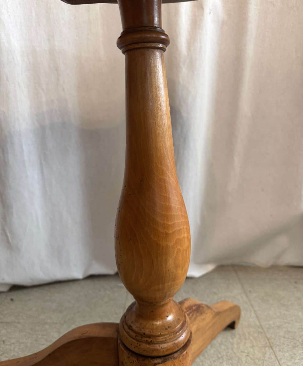 Restoration Period Folding Pedestal Table-photo-4
