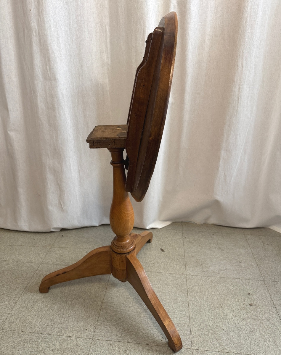 Restoration Period Folding Pedestal Table-photo-8
