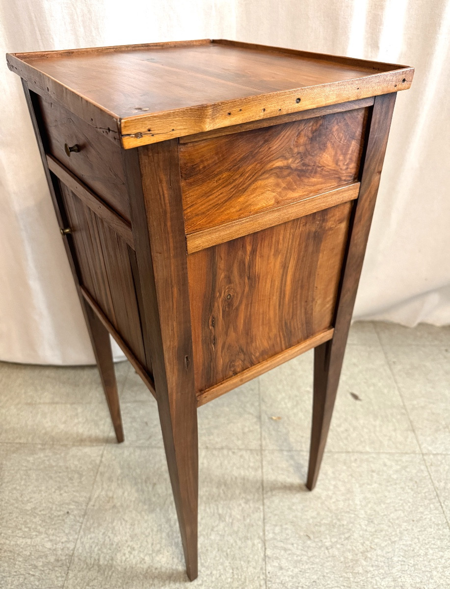Louis XVI Period Bedside Table-photo-4
