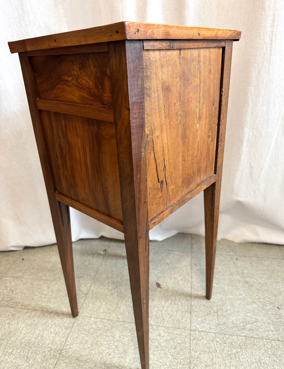 Louis XVI Period Bedside Table-photo-5