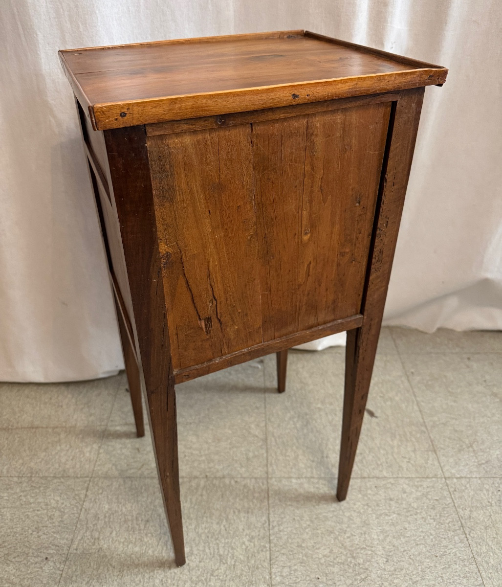 Louis XVI Period Bedside Table-photo-8