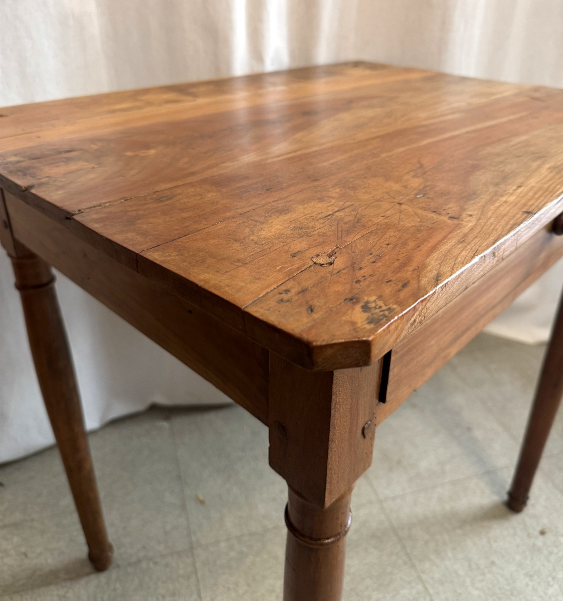 Bureau d'époque directoire en merisier-photo-2