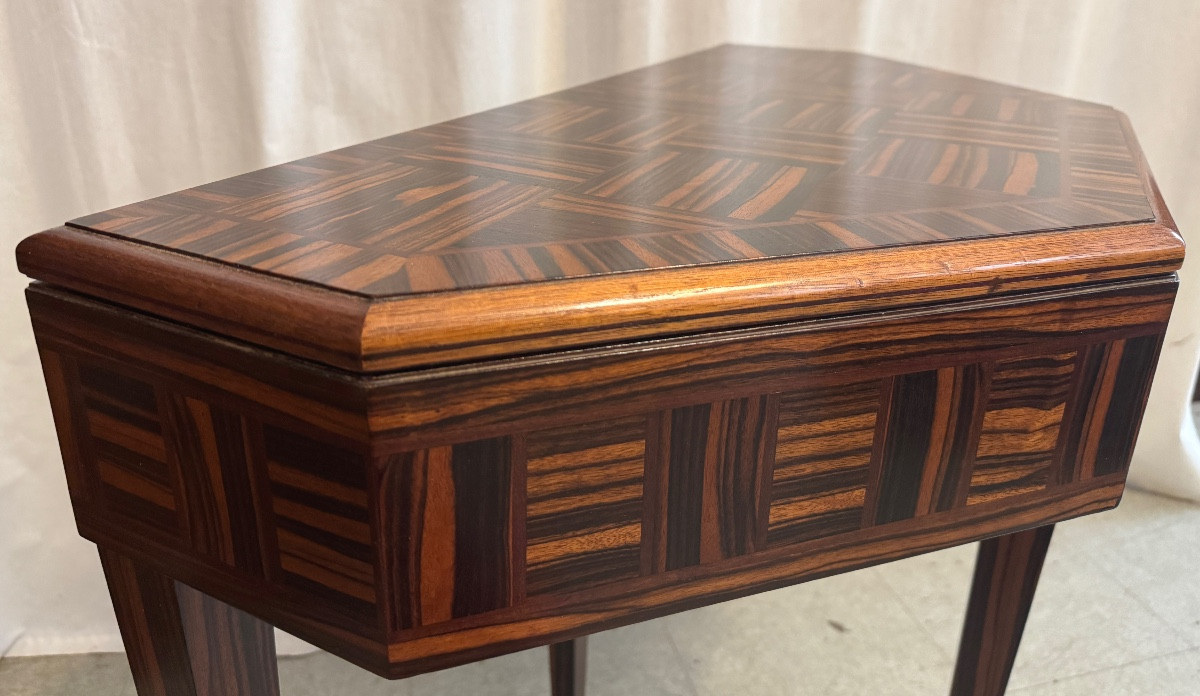 Console/table à jeu d'époque Art Déco-photo-2