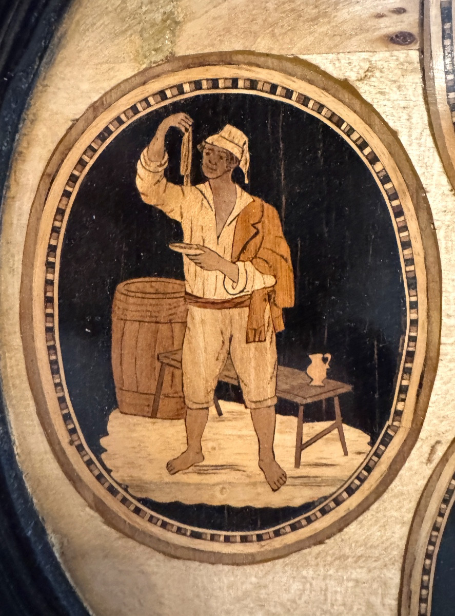 Marqueterie florentine début 19ème-photo-4