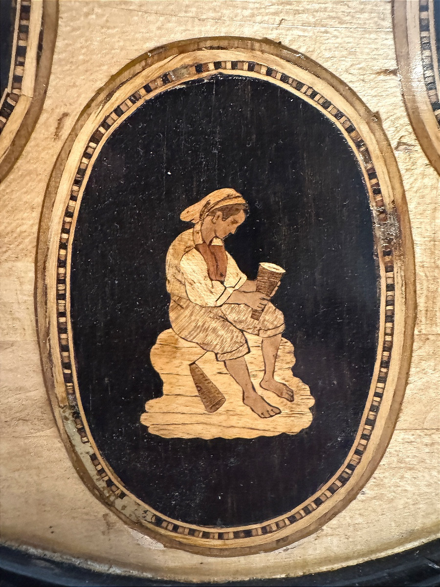 Marqueterie florentine début 19ème-photo-4