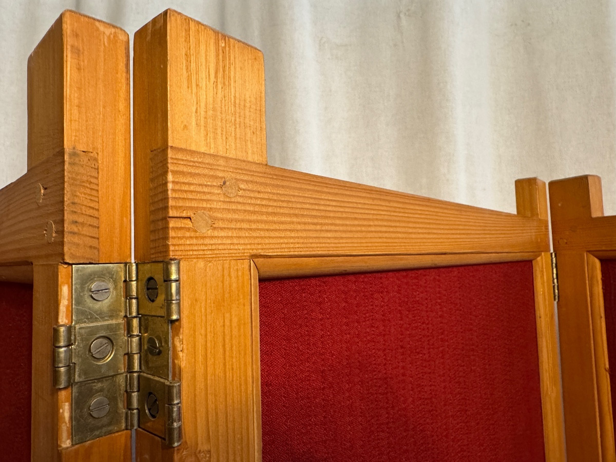 Paravents attribue à Charlotte Perriand-photo-2